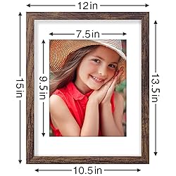 Vittanly 11x14 Picture Frames Set of 9, Shatter