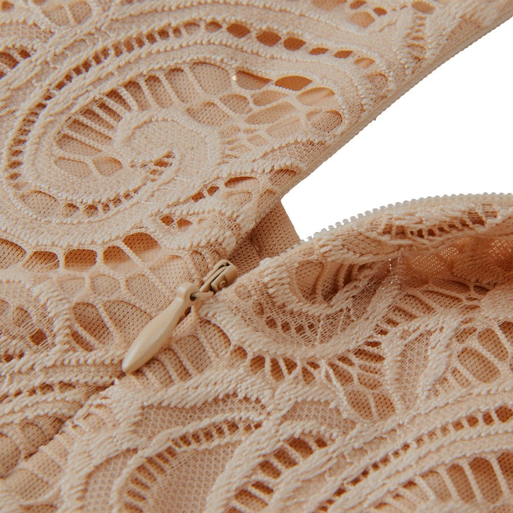 RAISEVERN Abito Donna Eleganti da Cerimonia Lunghi Manica a 1/2 Vestito Lungo Donna Estivo Abito da Sera L