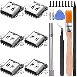 Ikpek 6-Pack USB C Port Replacement for Nintendo