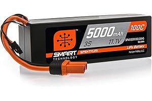 Spektrum 11.1V 5000mAh 3S 100C Smart Hardcase LiPo Battery: IC5, SPMX50003S100H5
