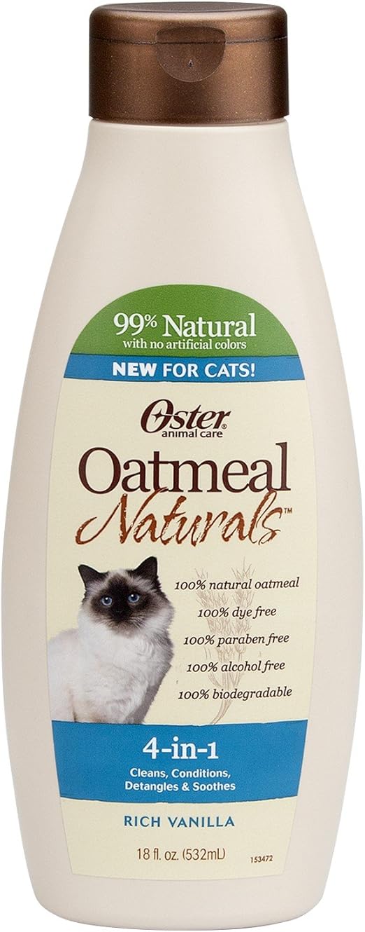 oster oatmeal cat shampoo