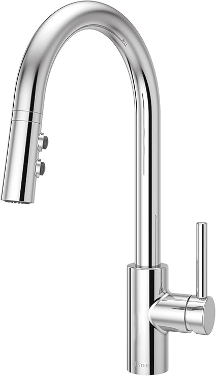 Pfister Fullerton 1 Handle Pull Down Kitchen Faucet Polished Chrome F5297ftc Touch On Kitchen Sink Faucets Amazon Canada