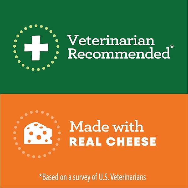 GREENIES PILL POCKETS FOR DOGS LARGE SIZE, DOG TREAT POUCH FOR CAPSULE MEDICATION, CHEESE FLAVOR, 7.9 OZ. POUCH