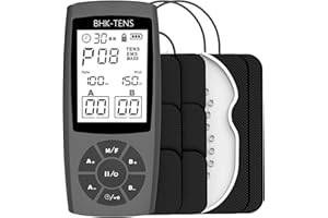 BHK-TENS TENS Unit Muscle Stimulator for Pain Relief Therapy, 22 Modes EMS TENS Machine, Electronic Muscle Relaxer for Shoulder Pain Relief, Back Pain, Shoulder Neck Pain Relief