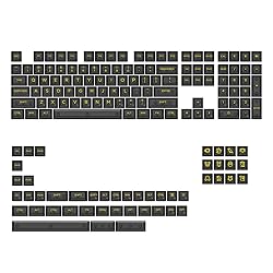 Akko Clear Keycap Set V2, Black Transparent 155-Key
