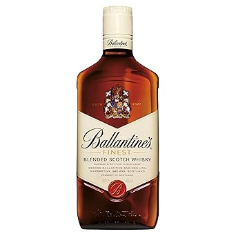 Ballantines Finest Blended Scotch Whisky – Milder Blend aus schottischen Malt & Grain Whiskys – Mit zartem Geschmack, ausgere