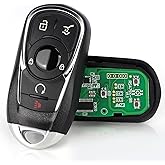 Aichiyu 13584500 13508406 13532385 Smart Remote Key Fob Replacement for Buick Envision 2016 2017 2018 2019 2020 315Mhz ID46 Chip Smart Remote Control Car Key FCC ID: HYQ4AA