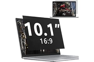 DABERNUR 10.1 Inch Privacy Screen Filter Compatible with 16:9 Widescreen Display - Monitor, Desktop PC, Computer, Anti Spy/Easy Installation/Anti Glare/Blocking Blue Light