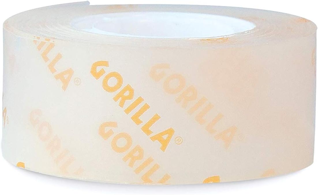 Gorilla Tough & Clear Double Sided Mounting Tape, 1" x 60", Clear, (Pack of 1): Home Improvement