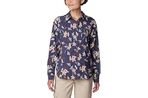 Columbia Womens Silver Ridge Utility Patterned Long Sleeve Shirt