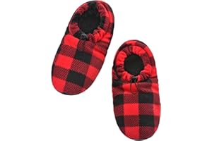 Panda Bros Mens Slipper Socks With Non Skid Bottoms, Warm Slipper Socks With Grippers For Men, Fuzzy House Slippers