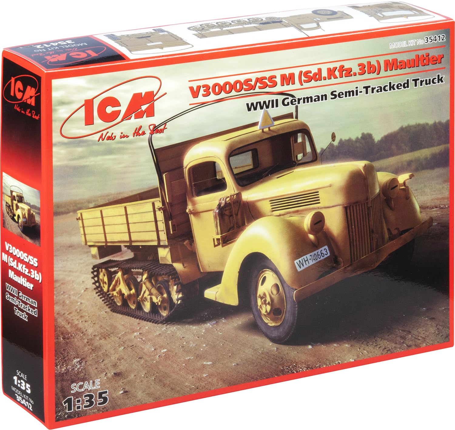 ICM 1:35 - V3000S/SS M Sd.Kfz.3b Maultier