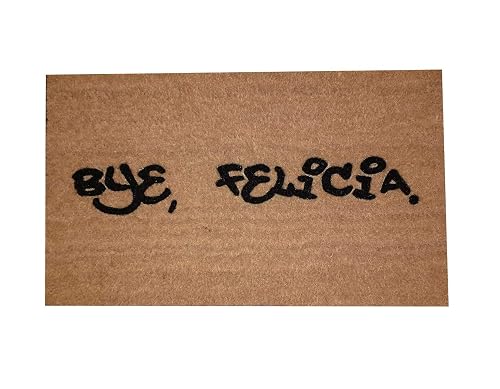 Amazon Com Bye Felicia Handpainted Welcome Doormat By Killer Doormats Small Handmade