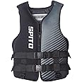 SPITO Life Jackets Vest, Adult Adjustable Safety Breathable Swimming Vest for Men and Women Paddling Life Jacket Buoyancy Aid