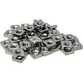 M3nS - Thin M3 Square Nuts for PRUSA - A2 Stainless DIN 562 (Quantity 25)