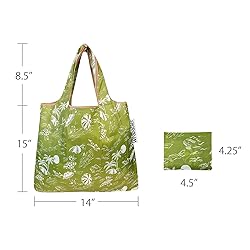 allydrew Foldable Tote Nylon Reusable Grocery Bag