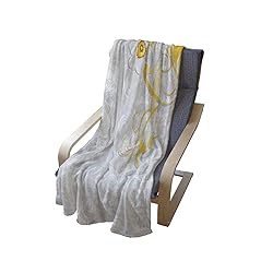 Ambesonne Daffodil Soft Flannel Fleece Throw