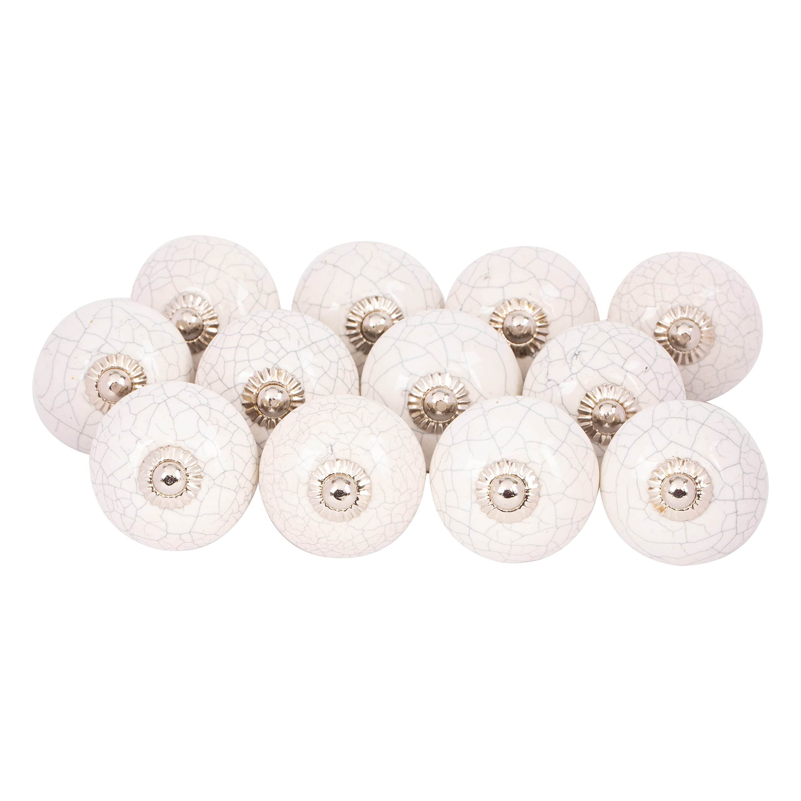 Shah Crafts.Ceramic Door Knobs Set of 8 Assorted Designs Handmade Door Knob Vintage Shabby Chic ForInterior Furniture, Cabinet Cupboard Wardrobe Drawers Pulls Handles