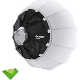 GODOX Lantern Softbox 50cm/20inch Light Modifier Bowens Mount(Godox CS-50D) | for Aputure Led Godox SL60W SL60II, SL100,LE200Bi, for Video Recording, Live Streaming, and Film Making,Omni-Directional