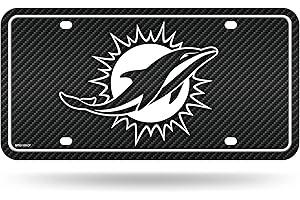 Rico Industries MTG3501CF Bills - Carbon Fiber Design - Metal Auto Tag, Multi, 6x12 Inch