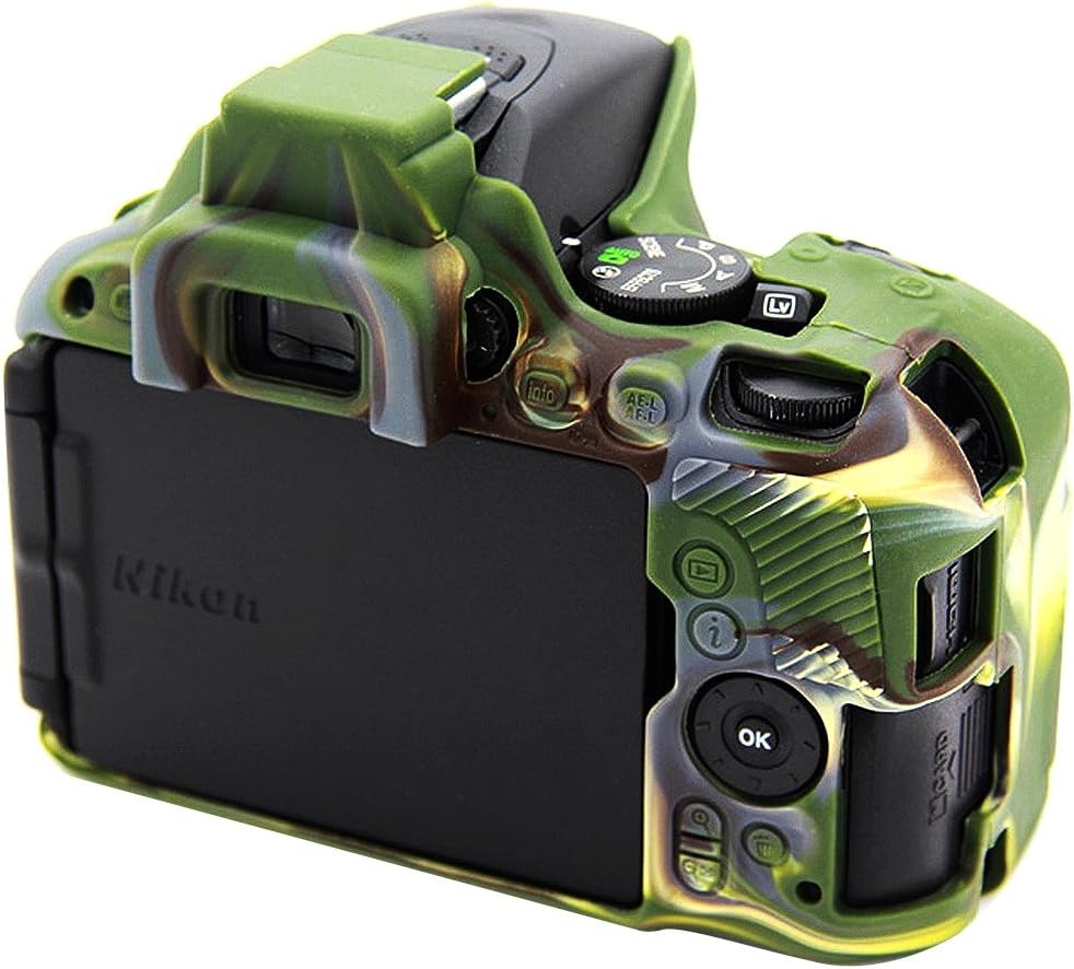 D5600 Camouflage Color Color1 Protective Camera Case Soft Silicone Protective Case For Nikon D5500 Accessories Accessories Supplies