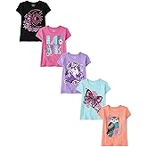 The Children's Place Girls' Trends Icons Short Sleeve Graphic T-shirts (5-Pack)