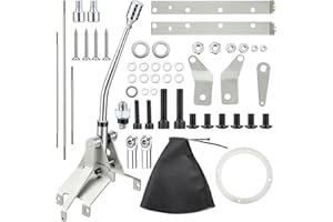 TH350 Transmission Shifter Fit For GM Turbo 350 Automatic Transmissions Complete Kit, 12" Stick