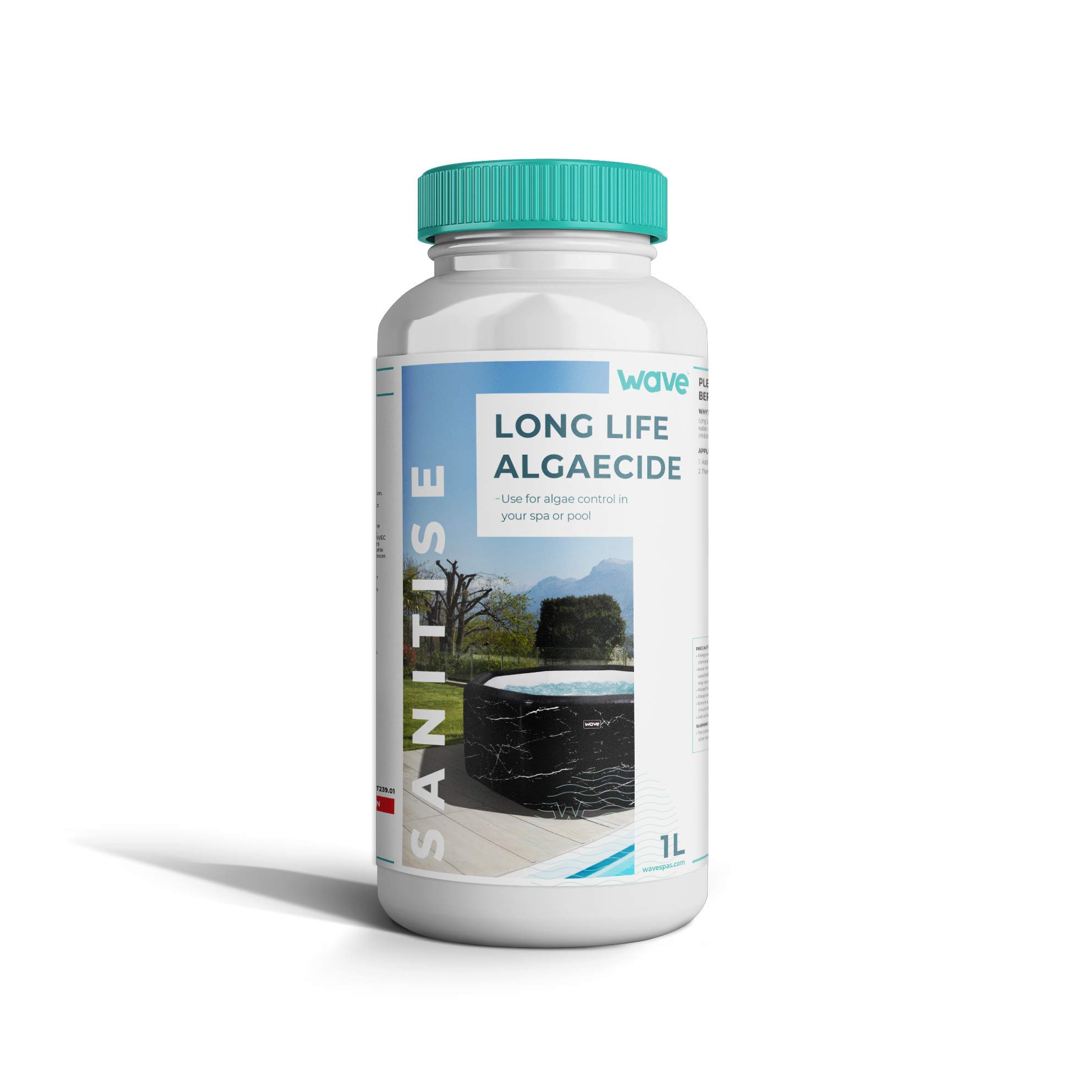 Wave Hot Tub Algicide | Powerful Algae Prevention & Removal for Clean, Clear Spa Water | 1 Litre