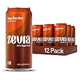 Zevia Zero Calorie Soda, Ginger Root Beer, 16 Ounce