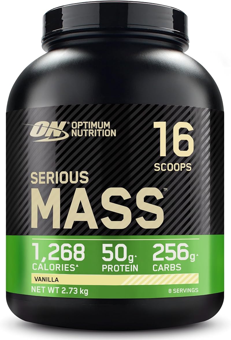 Optimum Nutrition Serious Mass High Calorie Weight Gainer Vanilla 2.72 kg