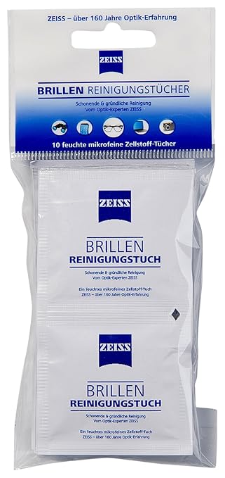 ZEISS Brillen-Reinigungstücher (10 Stück)