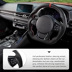 LOSCHEN Full Leather Steering Wheel for Toyota GR