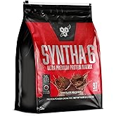 BSN SYNTHA-6 Whey Protein Powder with Micellar Casein, Chocolate Milk Protein Isolate Powder, Chocolate Milkshake, 97 Servings (Package May Vary)