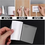 Vicloon Self Adhesive Pocket 12pcs 6x10cm Card Sleeves Open Side view 3