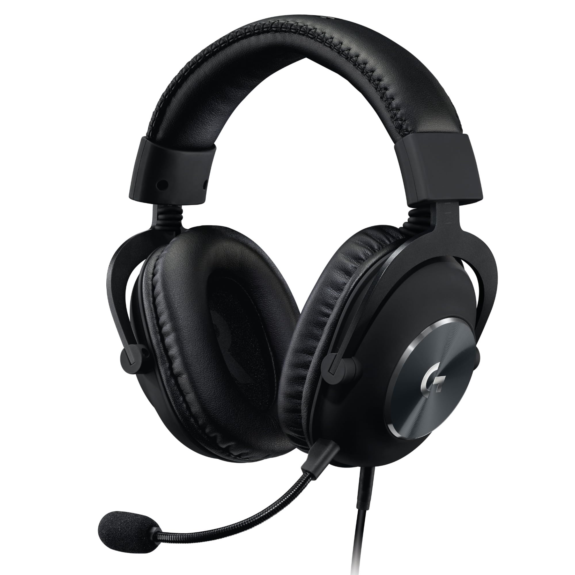 Logitech G PRO Gaming Headset, Over-Ear Headphones with PRO-G 50 mm Audio Drivers, Aluminum, Steel and Memory Foam, Comfortable and Durable, For esports Gaming, PC/PS/Xbox/Nintendo Switch - Black