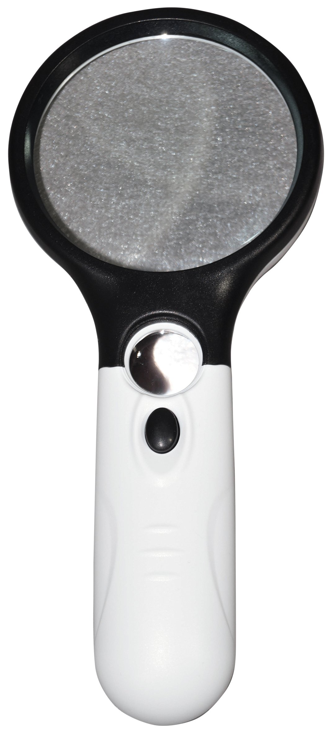 Eagle Handheld Magnifier with Twin Lens (3x) and 45X and LED Light Illumination