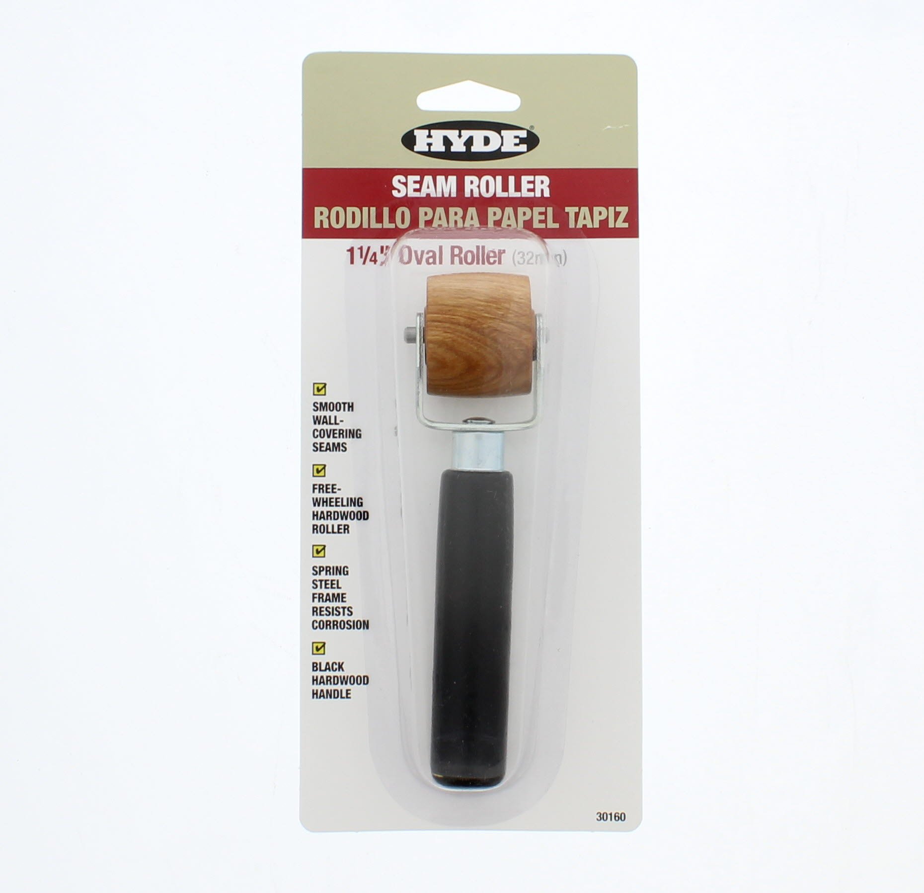 Hyde 30160 1-1/4" Oval Hardwood Roller