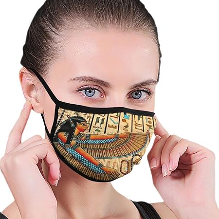 Amazon エジプトの壁画 マスク 可愛い 綿マスク コットン あったか素材 メンズ レディース 春 夏 秋 冬 薄いマスク 通気性良く 無地 洗濯できる 男女兼用 ユニセックス 洗濯できる 通勤 お洒落 ファッションマスク 風邪 花粉症 17 5cm X 12cm Urgent 布マスク