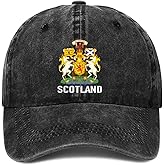 Coat of Arms of Scotland Flag Scottish Emblem Baseball Cap for Men Women