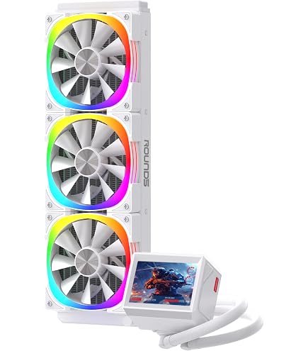 Water Cooler Asus Rog Ryujin III, 360mm, Display LCD, AMD e Intel