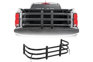 LOX ROX Truck Bed Extender,Aluminum Retractable Tailgate Extender | for 2005-2025 Toyota Tacoma | 2020-2025 Gladiator | 12-2022 Frontier | 06-2023 Ridgelin | 48"-61" Adjustable Length | Drill Required