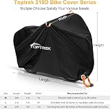 toptrek Bike Cover 210D 3 Bikes Outdoor Storage 220x120x110cm Waterproof view 2