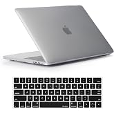 ProCase Hard Shell Case and Keyboard Cover for MacBook Pro 15 -Crystal | for MacBook Pro 15" 2019 2018 2017 2016 A1990/A1707 