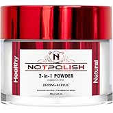 Notpolish Dip Powder for Nails - Artistic Perfect Dip in Clear - Vibrant Color &amp; Long Wear - For Dipping or Dabbing, No UV Needed - Clean Finish Powder Dip - Manicure Supplies - 2 oz