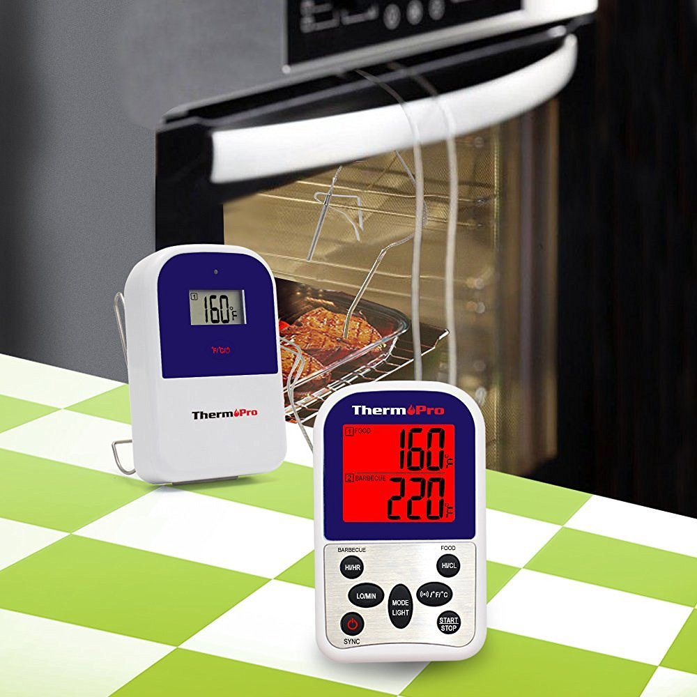 מטבח ThermoPro TP12 Wireless Digital Meat Thermometer for Grilling