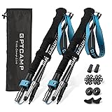 GPTCAMP Walking Sticks Collapsible Hiking