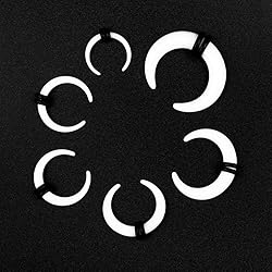 Linkning 30PCS Septum Rings Acrylic C Shape Buffalo