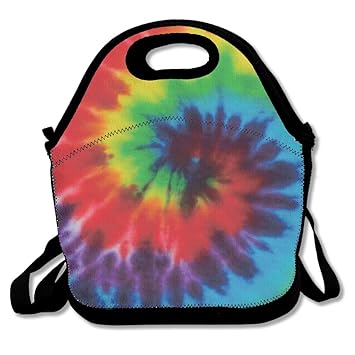 tie dye lunch bag