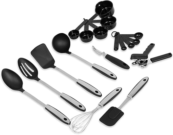 Can Opener Spatula Peeler Measuring Cups And Spoons Whisk Kitchen Equipment Internet S Best Stainless Steel Utensils And Gadgets Set 18 Piece Soup Spoons Ladle Small Appliances Kitchen Dining Ferreira Reinigungen Ch