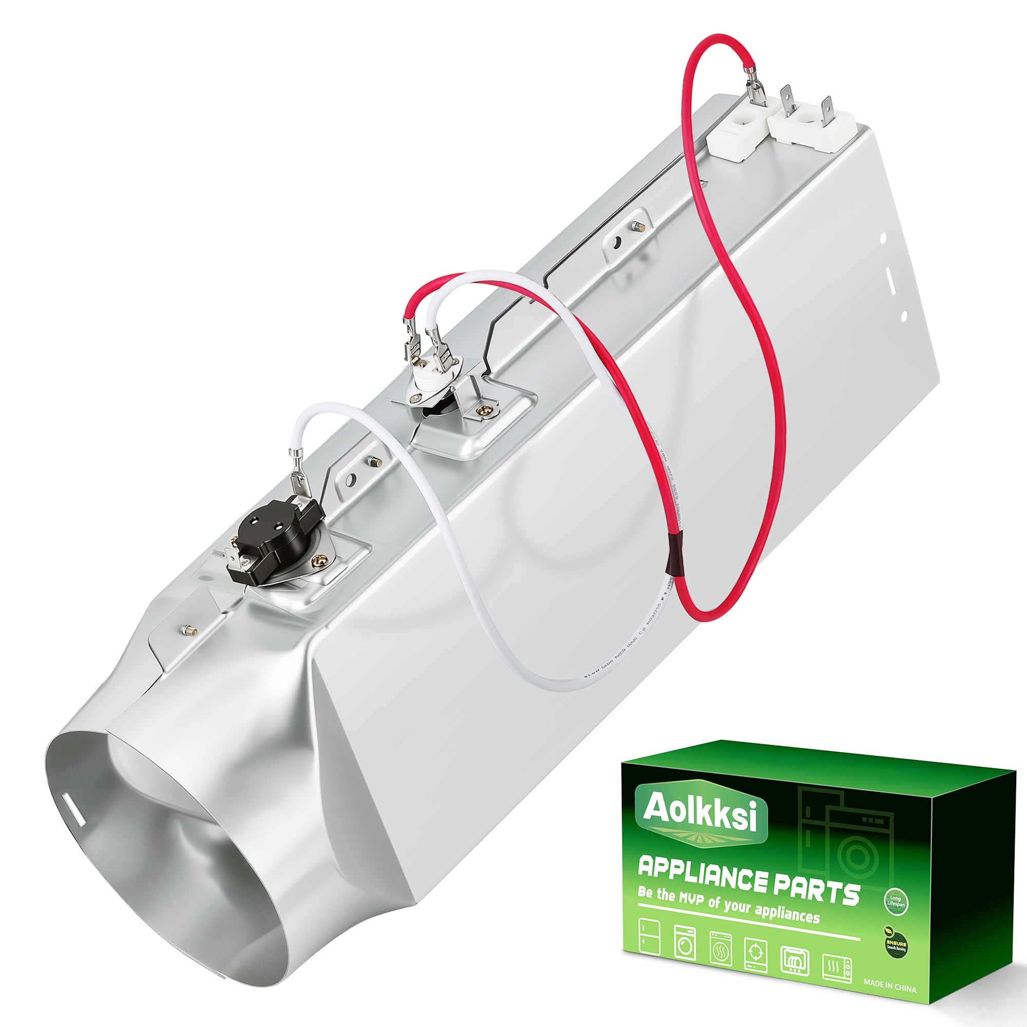 Photo 1 of AOLKKSI 5301EL1001H Dryer Heating Element Assembly for LG DLE0442W DLE5955G DLE2516W DLE0442W DLE5977W DLEX2650W Dryers - Replaces 5301EL1001J 5301EL1001H